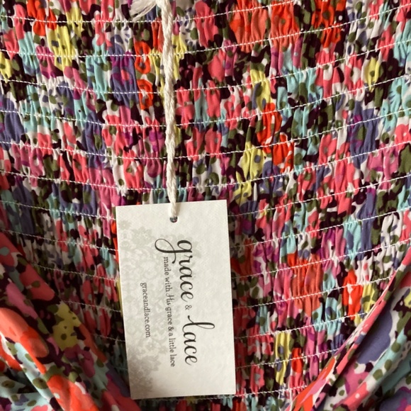 Grace & Lace Smocked dress/skirt Size XL - Picture 3 of 4